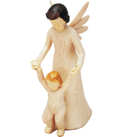 Geschenkidee Engel mit Kind Junge